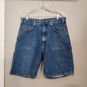 Flying A Jeanswear Relaxed Fit Denim‎ Jean Shorts Men's Size 34 Medium Wash Dad